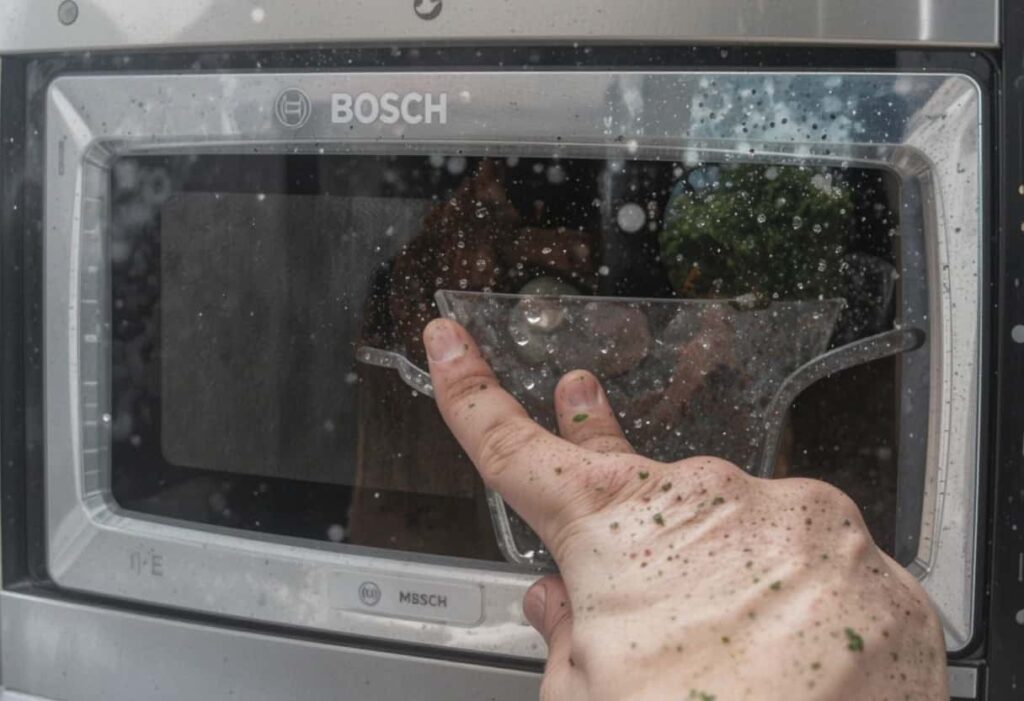 How can you cook manually with the Bosch TM820?